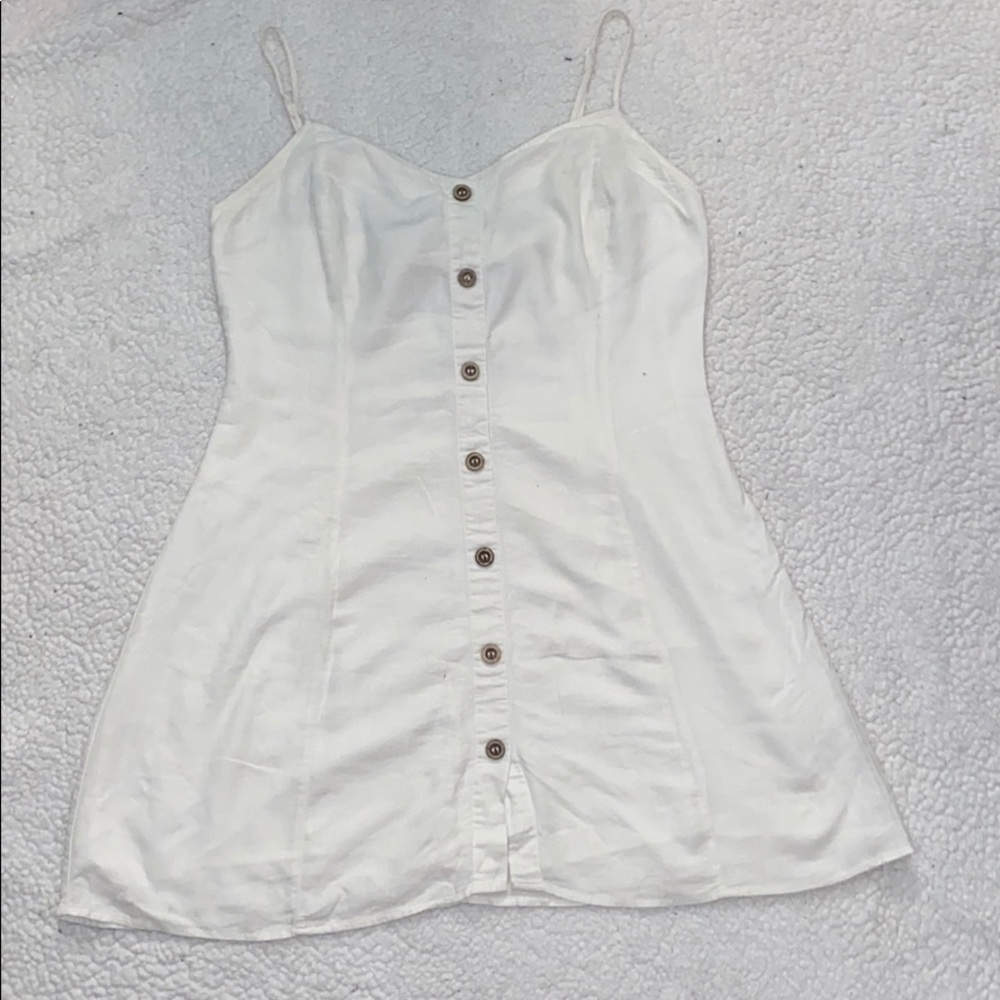 Used White Garage Cute Any Occasion Dress